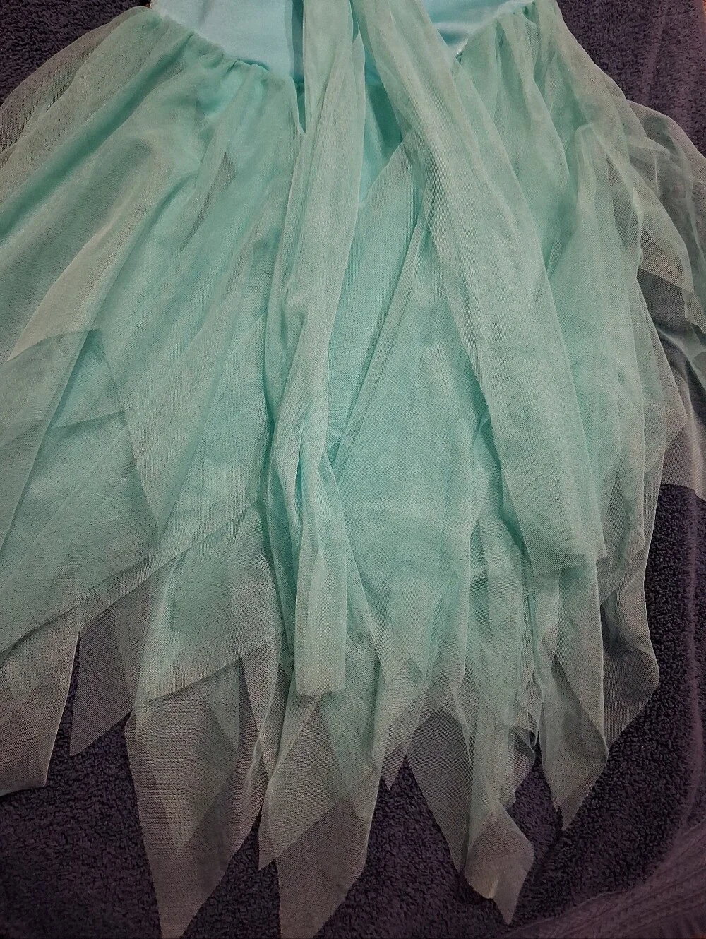 Sparkly Blue-green Dance Costume